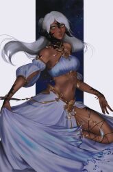 au ra from final fantasy by raviolliess