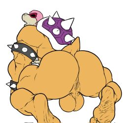 anthro anus balls bara biceps big_balls big_muscles collar edit eyewear feet genitals hi_res huge_muscles koopaling male male_focus male_only mario_(series) mr_canvas muscular nintendo nude open_mouth pose raised_tail roy_koopa shell soles solo spiked_collar spikes spread_legs spreading sunglasses third-party_edit video_games white_background wrinkled_feet