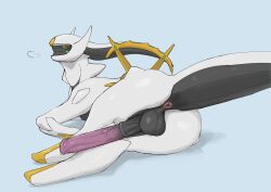 absurd_res anus arceus balls bodily_fluids bored_draggy18 feral genital_fluids genitals hi_res legendary_pokémon male male_only nintendo penis pokémon_(species) pokemon precum solo solo_male video_games yanoos_the_dragonlover