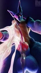 absurd_res bodily_fluids cum dude first_person_view genital_fluids hi_res lucario male nintendo picti pokemon pokemon_(species) solo_male video_games