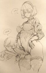 yorha 2b from nier by box20502017