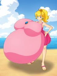 princess peach from mario (series) by saburox