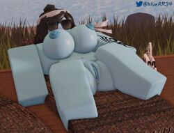 1girls 3d areolae big_ass big_breasts blue_skin bluerr34 breasts completely_nude completely_nude_female female female_only full_body naked naked_female nipples nude nude_female original_character pussy relaxing roblox robloxian shiram solo solo_female sunglasses tagme twitter_username