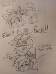 absurd_res anthro artolius balls bodily_fluids brain_fuck cum_in_ear cum_in_head dialogue disembodied_penis drooling duo ear_fuck ear_penetration genitals hi_res internal male male/male mindfuck penetration penis saliva sega sonic_(series) sonic_the_hedgehog sonic_the_hedgehog_(series) tails tears vein veiny_penis