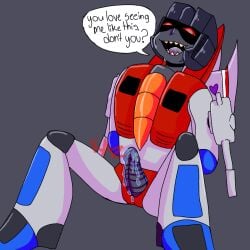 1boy cum dick male male_only robot solo_male starscream transformers transformers_g1