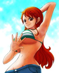 nami (one piece) from one piece by riondonuts