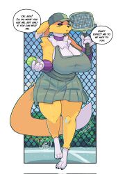 1girls 4_toes anthro big_breasts breasts cumbread digimon female furry renamon solo_female tagme