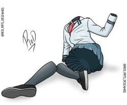 1girls alternate_version_available ass black_socks female female_focus female_only hagakure_tooru_(invisible) invisible invisible_girl knee_socks kneehighs kneesocks looking_at_viewer meme my_hero_academia red_arts school_uniform skirt socks tooru_hagakure tooru_hagakure_(invisible) u.a._school_uniform