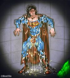 bondage bulge cape clark_kent clothed cum_covered dc dc_comics defeated defeated_hero golden_shower justthemeat/meat2go kal-el kryptonian male male_only muscles muscular muscular_male pee_soak peeing peeing_self piss_soaked scared superhero superman superman_(clark_kent) superman_(series) trapped urinating urinating_male urine urine_pool watersports yaoi