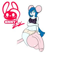 absurd_res anthro clothing david_newt_(character) hi_res hyper male mammal mouse murid murine rodent short_stack shortstack solo succubusbnny wardrobe_malfunction