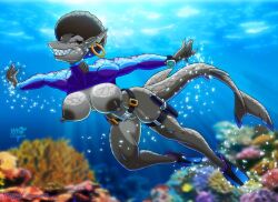 1girls anthro eltonpot female sexyfur shark stiletto_(jeremy_bernal)