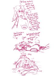 2boys dialogue diavolo dio_brando gay jojo's_bizarre_adventure male male_only succikkodraws text vento_aureo yaoi