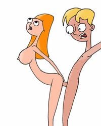 animated candace_flynn disney female helix human jeremy_johnson male nipples phineas_and_ferb straight