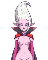 1girls 2024 2d 2d_(artwork) arinsu blank_background breasts cape demon_girl dr._arinsu dragon_ball dragon_ball_daima female glind gravelurkertsk lipstick long_gloves nipples nude nude_female pink_skin pointy_ear solo solo_female tall_hair white_background white_hair white_hair_female