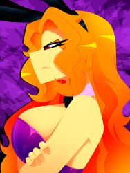 1girls adagio_dazzle adagio_dazzle_(eg) breasts bust equestria_girls female friendship_is_magic my_little_pony playboy_bunny rabbit_ears solo solo_female strapless xan-gelx(xan)