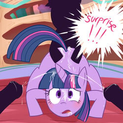 2d cum cum_inside female feral friendship_is_magic furry furry_only hasbro my_little_pony quadruped straight_hair text thegalen twilight_sparkle_(mlp)