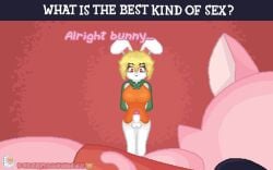 anal anal_sex animated anthro ass ass_focus big_butt bunny carrot_(one_piece) cat_tail dialogue dominant_female english_subtitles facesitting facesitting_pov fat_ass feline female female_on_futa femdom furry furry_only futa_on_female futanari green_eyes hip_shop mp4 one_piece papermoonqueen pink_body pink_fur pixel_art planet_dolan pussy pussy_grinding shima_luan sound submissive_futa submissive_pov tagme tail toby_fox vagina vaginal_penetration video white_balls white_fur