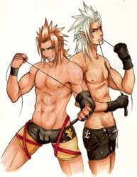 disney kingdom_hearts male_nipples male_only square_enix tagme terra_(kingdom_hearts) xemnas