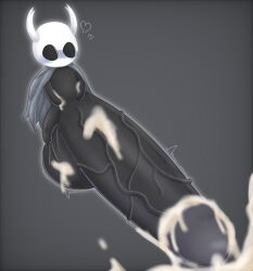 cum cum_pool cute cutetory hollow_knight hyper_balls hyper_penis male male_only protagonist_(hollow_knight) small_but_hung