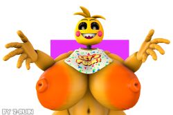 3d big_areola big_breasts big_nipples five_nights_at_freddy's five_nights_at_freddy's_2 hug huge_breasts huge_nipples hyper robot source_filmmaker toy_chica_(fnaf) z-repture z-ruin