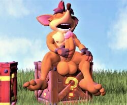 3d 3d_(artwork) anthro anthro_only balls ballsack bandicoot closed_eyes completely_nude completely_nude_male crash_(series) crash_bandicoot crash_bandicoot_4:_it's_about_time curled_toes dr.ivopingasnik erect_nipples erect_penis erection humanoid humanoid_genitalia humanoid_penis looking_pleasured male male_nipples male_only masturbating masturbation muscular muscular_anthro muscular_male nipples nude nude_male sfm source_filmmaker toe_curl veiny veiny_penis