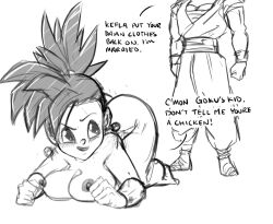 dragon_ball dragon_ball_super female_saiyan fusion kefla male/female mrmlix potara_earrings saiyan son_gohan