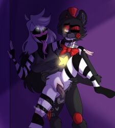 animatronic bear boobs female female/male five_nights_at_freddy's five_nights_at_freddy's_2 fnaf freddy_fazbear's_pizzeria_simulator furry gender_accurate goldbite83 lefty_(fnaf) male male/female marionette_(fnaf) puppet_(fnaf) pussy rule31.5/rule63 sex vaginal_penetration vaginal_sex