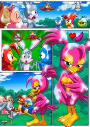 bbmbbf bird blush breasts comic comic_page female flicky male mobius_unleashed palcomix pig pussy rabbit sega sonic_(series) sonic_the_hedgehog_(series) squirrel the_mayhem_of_the_kinky_virus_(comic)