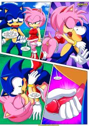 amy_rose ass assertive_female bbmbbf blush comic comic_page female kissing male male/female mobius_unleashed palcomix penis pussy sega sex sonic_(series) sonic_the_hedgehog sonic_the_hedgehog_(series) the_mayhem_of_the_kinky_virus_(comic)