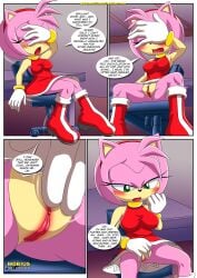 amy_rose bbmbbf blush bottomless clitoris comic comic_page female female_only from_below horny_female masturbation mobius_unleashed no_panties palcomix png pussy rubbing_pussy sega sonic_(series) sonic_the_hedgehog_(series) spread_legs text the_mayhem_of_the_kinky_virus_2_(comic)