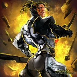 big_ass bubble_butt jetstream_sam metal_gear_rising samuel_rodrigues tagme