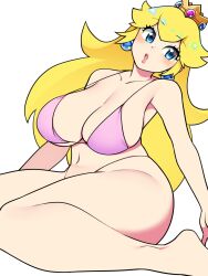 princess peach from mario (series) by bellupup