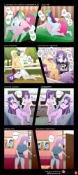 ahe_gao applejack_(eg) applejack_(mlp) arms_above_head arms_behind_back arms_tied ball_gag bed blindfold bondage boulder_(eg) boulder_(mlp) buttplug comic cowboy_hat cowgirl_(western) cumming cunnilingus dildo dominatrix english_text equestria_girls experiment_(disambiguation) female female_ejaculation fingering friendship_is_magic gagged lingerie masturbation maud_pie_(eg) maud_pie_(mlp) multiple_girls multiple_panels my_little_pony naked nude nude_female orgasm_face pet_rock pinkie_pie_(eg) pinkie_pie_(mlp) pshyzo rainbow_dash_(eg) rainbow_dash_(mlp) rarity_(eg) rarity_(mlp) rock sci-twi sex_toy smooth_skin speech_bubble twilight_sparkle_(mlp) vibrator vibrator_on_nipple vibrator_taped_to_nipples vibrator_taped_to_pussy voyeur voyeurism yuri