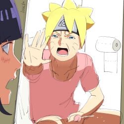 angelyeah bathroom boruto:_naruto_next_generations caught caught_masturbating crying ejaculation hyuuga_hinata meme mother_and_son naruto naruto_(series) toilet uzumaki_boruto