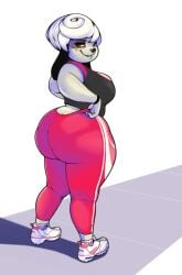 1girls 2021 ass ass_cleavage big_ass butt_crack canine canine_humanoid clothed clothing curvaceous curvy daserfomalhaut female female_focus furry large_ass looking_back seductive seductive_eyes seductive_look seductive_smile solo solo_female solo_focus thick_thighs thighs voluptuous