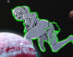 2futas anal anal_sex animal_ears arts_dingus balls bent_over big_breasts big_penis breasts completely_nude dickgirl duo erection futa_giantess futa_on_futa futa_only futa_sans_pussy futanari giantess homestuck human humanoid hung_bottom jade_harley kemonomimi looking_back macro macro_futa micro micro_futa nude nude_futanari penis planet rose_lalonde sex size_difference space white_skin