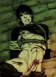 darker_than_black hei looking_at_viewer male restrained tagme tied tied_up yaoi