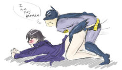 anal batman batman_(series) bruce_wayne darker_than_black dc_comics gay hei male male_only multiple_boys multiple_males sex tagme yaoi