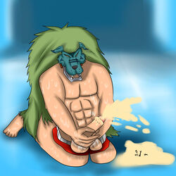 crotch digimon digimon_(species) digimon_savers male_only mecurymon mercurymon olympos_xii