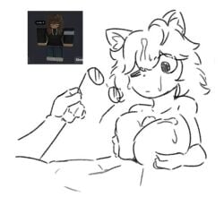 1boy after_sex boobjob cum_on_face female ghostbacon glasses reference_image roblox tagme