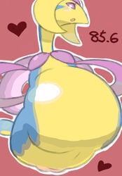 blue_skin blush color cresselia female female_only front_view nude pokemon pokemon_dppt solo tagme vulva yellow_skin