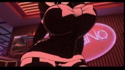 3d a1animatronic alice_angel animated bendy_and_the_ink_machine big_ass big_breasts black_lipstick cally3d dancing mp4 no_sound rubberhose strip_tease tagme video vrchat