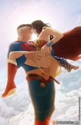 1boy 1girls alx_(fuckit) clark_kent dc dc_comics diana_prince flying kingdom_come male/female straight straight_sex superman superman_(series) vaginal_penetration wonder_woman wonder_woman_(series)