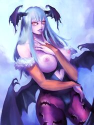 clothing darkstalkers drawn homex morrigan_aensland small_breasts tagme