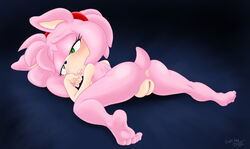 amy rose from sega by drxii