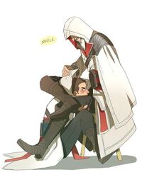 altair_ibn_la-ahad assassin's_creed assassin's_creed:_brotherhood assassin's_creed:_revelations assassin's_creed_(series) assassin's_creed_ii ezio_auditore_da_firenze gay male male_only multiple_males tagme ubisoft yaoi