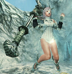 1girls 3d evy female female_only solo tagme vindictus