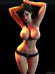 1girls 3d 3d_(artwork) 3dx chocobo female final_fantasy final_fantasy_vii final_fantasy_vii_remake panties pinup posing solo solo_female taidoro tifa_lockhart