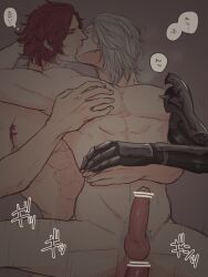 2boys anal anal_sex ardyn_izunia final_fantasy final_fantasy_xv gay kissing male male/male male_only ravus_nox_fleuret tagme yaoi