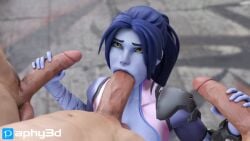 1girls 3boys 3d 3d_(artwork) amelie_lacroix animated aphy3d big_penis blender blender_(software) blizzard_entertainment blowjob blowjob_only blue_hair blue_skin dark_blue_hair deep_blowjob double_handjob enjoying european excited eye_contact fellatio female french handjob handjob_while_sucking hetero huge_cock kneeling light-skinned_male light_skin looking_at_partner looking_pleasured male male/female maledom masturbation mmmf_foursome mp4 naked no_sound nude oral oral_penetration oral_sex overwatch overwatch_2 penis petite pleasure_face ponytail seductive seductive_eyes seductive_look sensual sucking tagme veiny_penis video widowmaker yellow_eyes